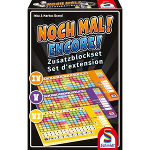 Schmidt-Spiele Spielblock 49345, Noch Mal, 3 Stück, ab 8 Jahre, 10,5 x 14,8cm, je 75 Blatt
