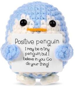 Uplifted Finds Artisan Emotional Support Plush   Handmade Creative Crochet Totem   Executive Desktop & Home Studio Sanctuary Decor h1