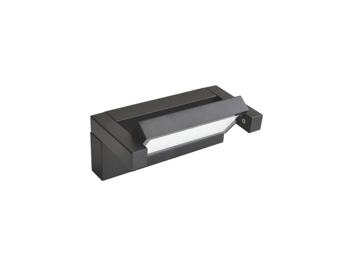 Viokef Außenwandleuchte Gea, alu / grau / zink, Aluminium