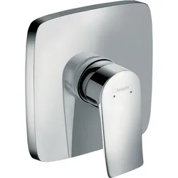hansgrohe Metris Einhebel-Brausemischer Unterputzmodell eckig, chrom, 1 Verbraucher, 31456000