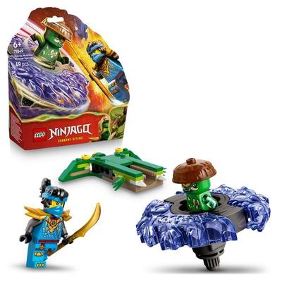 LEGO NINJAGO 71849 Nya vs. Mutationsmonster-Spinner, Kinder Spielzeug