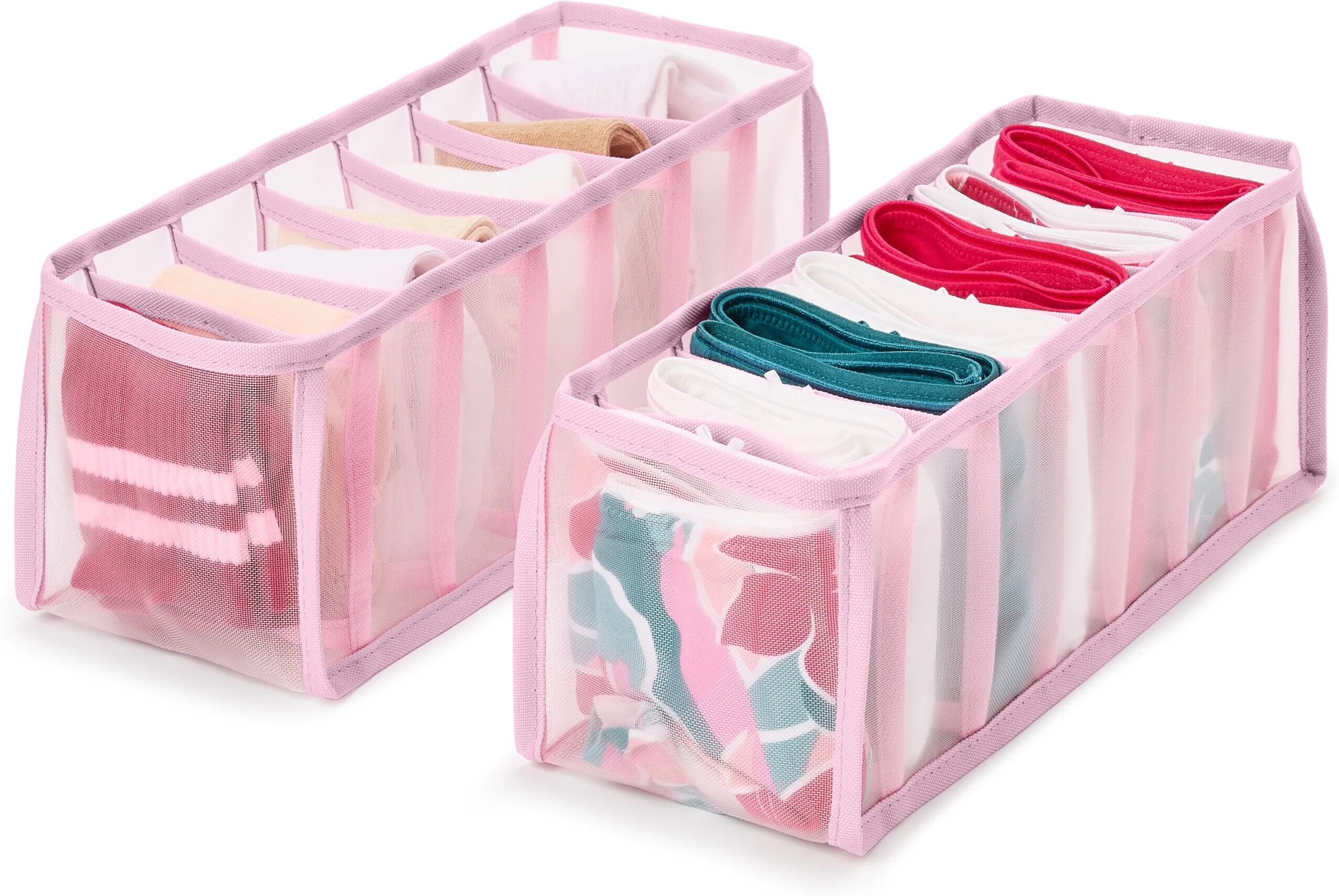 Tchibo - 2 Kleiderschrank-Organizer - rosa