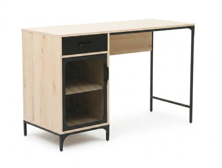 Bureau Vivien Noir/chene - Basika