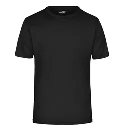 James & Nicholson Herren Jersey Sport Shirt T-Shirt JN358 black L
