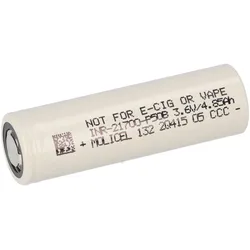 Molicel INR21700-P50B 5000mAh 3,6 V Li-Ion Zelle, Flat Top