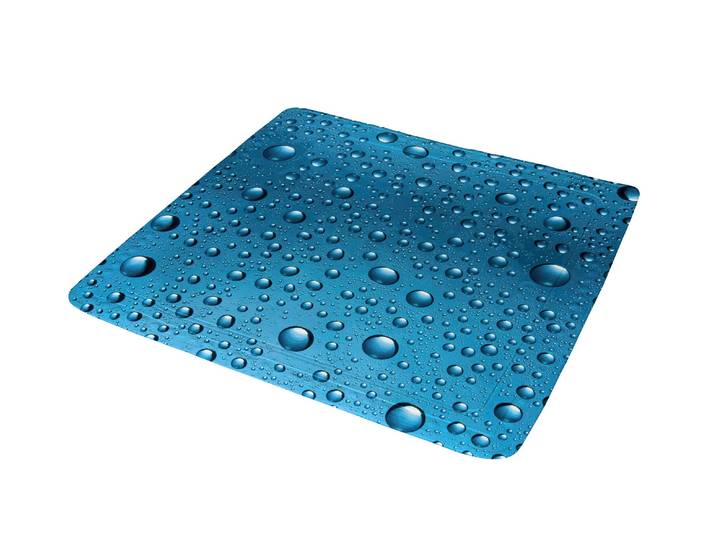 Duscheinlage KLEINE WOLKE Bubble , blau, B:55cm L:55cm, Kunststoff, Wanneneinlagen, Duscheinlage