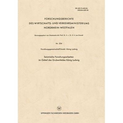 Seismische Forschungsarbeiten im Ostteil des Grubenfeldes König Ludwig, Taschenbuch von Kenneth A. Loparo, VS Verlag für Sozialwissenschaften,