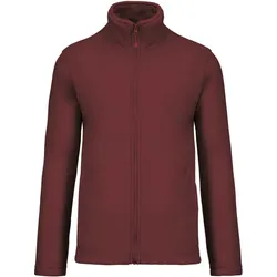 Kariban Herren Microfleece Jacke 'Falco' Fleece-Jacke K911 wine M