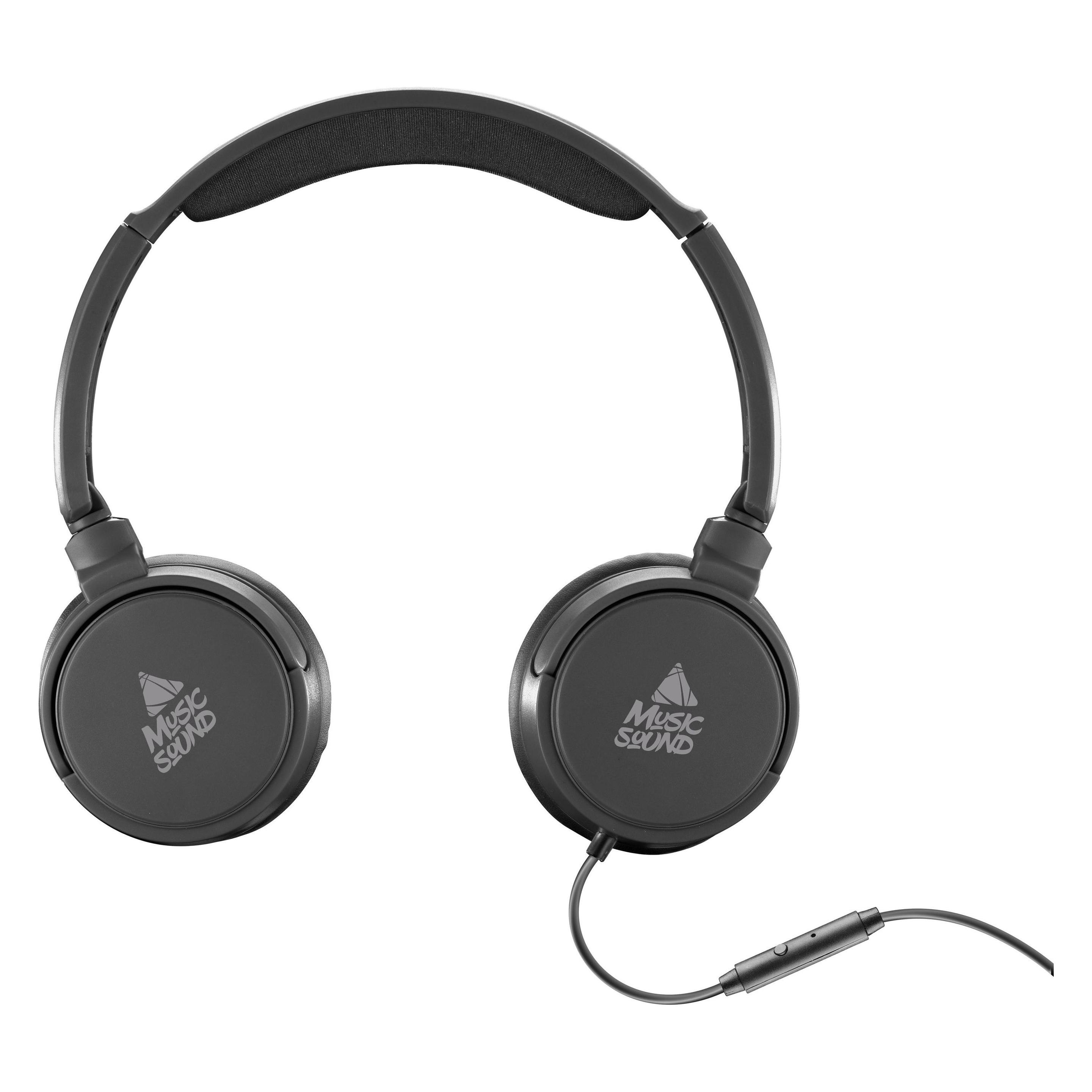 Cellularline Music Sound Stereo Headphones With Microphone (Keine Geräuschunterdrückung, Kabelgebunden) (MUSICSOUNDFULLCK)