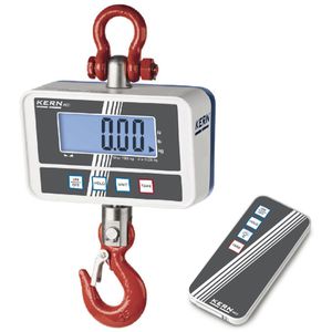 Kern Kranwaage HCD300K-1, mit Tara-Funktion, Teilung 100 g, mit Fernbedienung, batteriebetrieben, LCD-Display, bis 300 kg