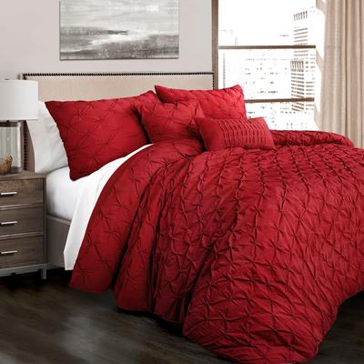 Lush Decor Ravello Pintuck 5-piece Comforter Set
