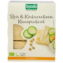 Byodo Reis und Kichererbsen Knusperbrot bio