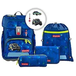 Step by Step Cloud Schulranzen Set Police Truck Charly 5-teilig