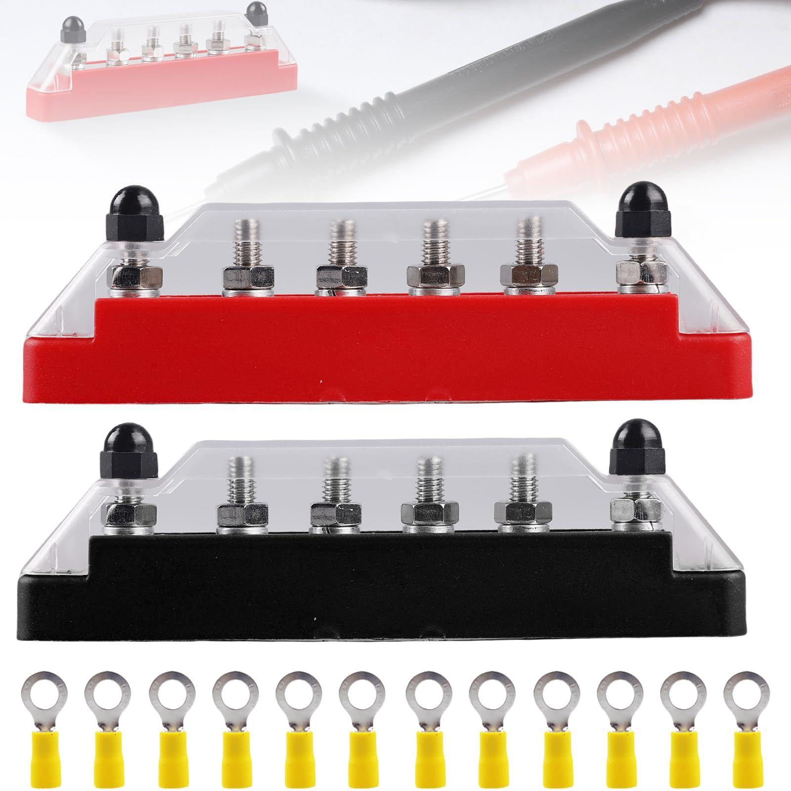 Selius Verzamelrails Verdelerblok 2 stuks 150 A 6-polig voor auto en boot