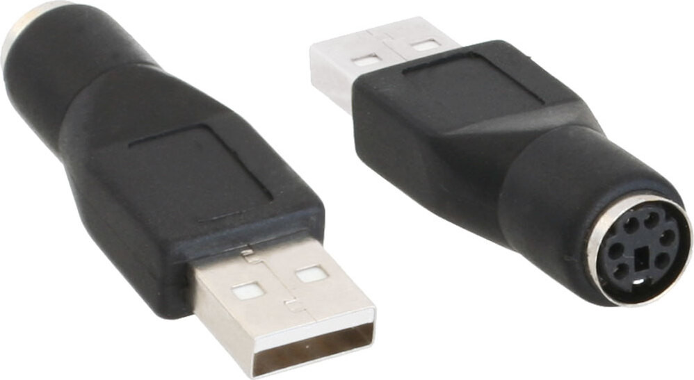 InLine 33102K USB naar PS/2 adapter, USB-A naar PS/2