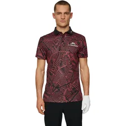 J. LINDEBERG Polo KV Tour, pink/schwarz