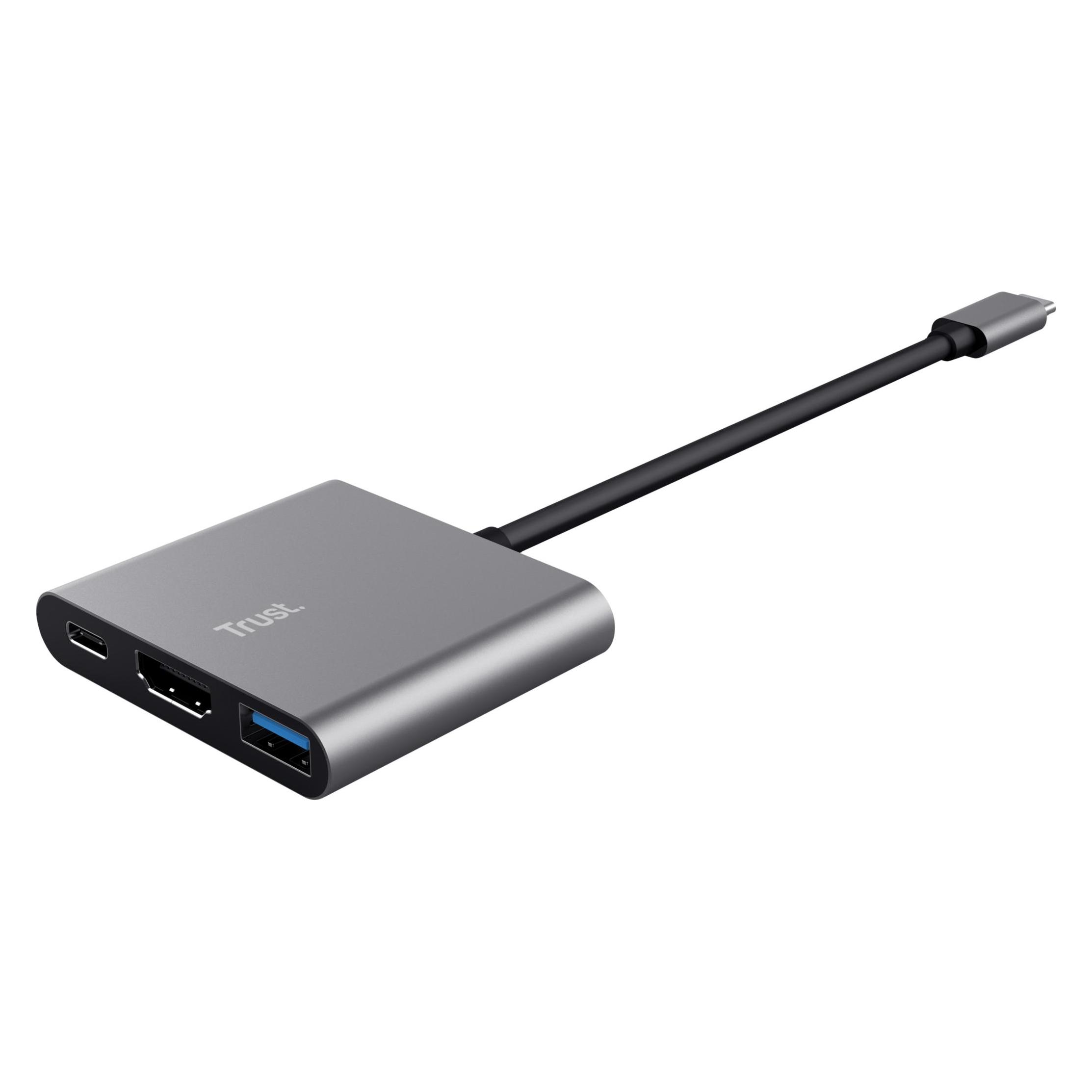 Trust Dalyx 3-in-1 Multiport Adapter (USB-C, 3 Ports) (23772)