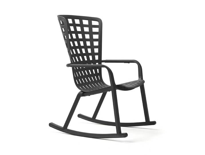 NARDI fauteuil à bascule pour l'extérieur FOLIO ROCKING ANTHRACITE