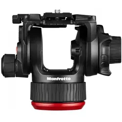 Manfrotto 504X Videostativ mit Fluidneiger (Metall), Stativ, Schwarz
