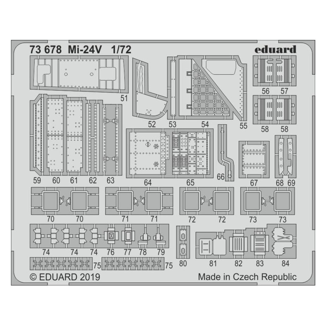 Eduard Mi-24V for Zvezda (73678)