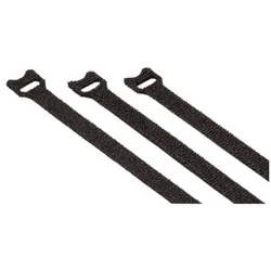Hama Klett-Kabelbinder Mehrweg »10x125 mm« - 20 Stück schwarz