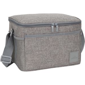 Rivacase Kühltasche 5712, Torngat, grau, faltbar, wasserabweisend & auslaufsicher, mit Schultergurt, 11 Liter