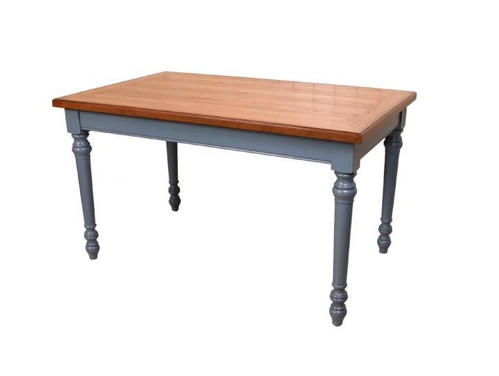 JVmoebel Esstisch Brauner Holztisch mit eleganten Linien und grauen Füßen (Packung, 1-St., Tisch), Made in Europa