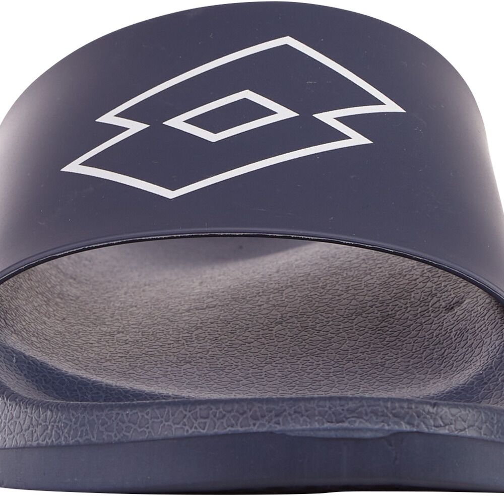Badesandale LOTTO, Herren, Gr. 42, blau (navy, weiß), Synthetik, clean, Schuhe, - mit bequemem Fußbett