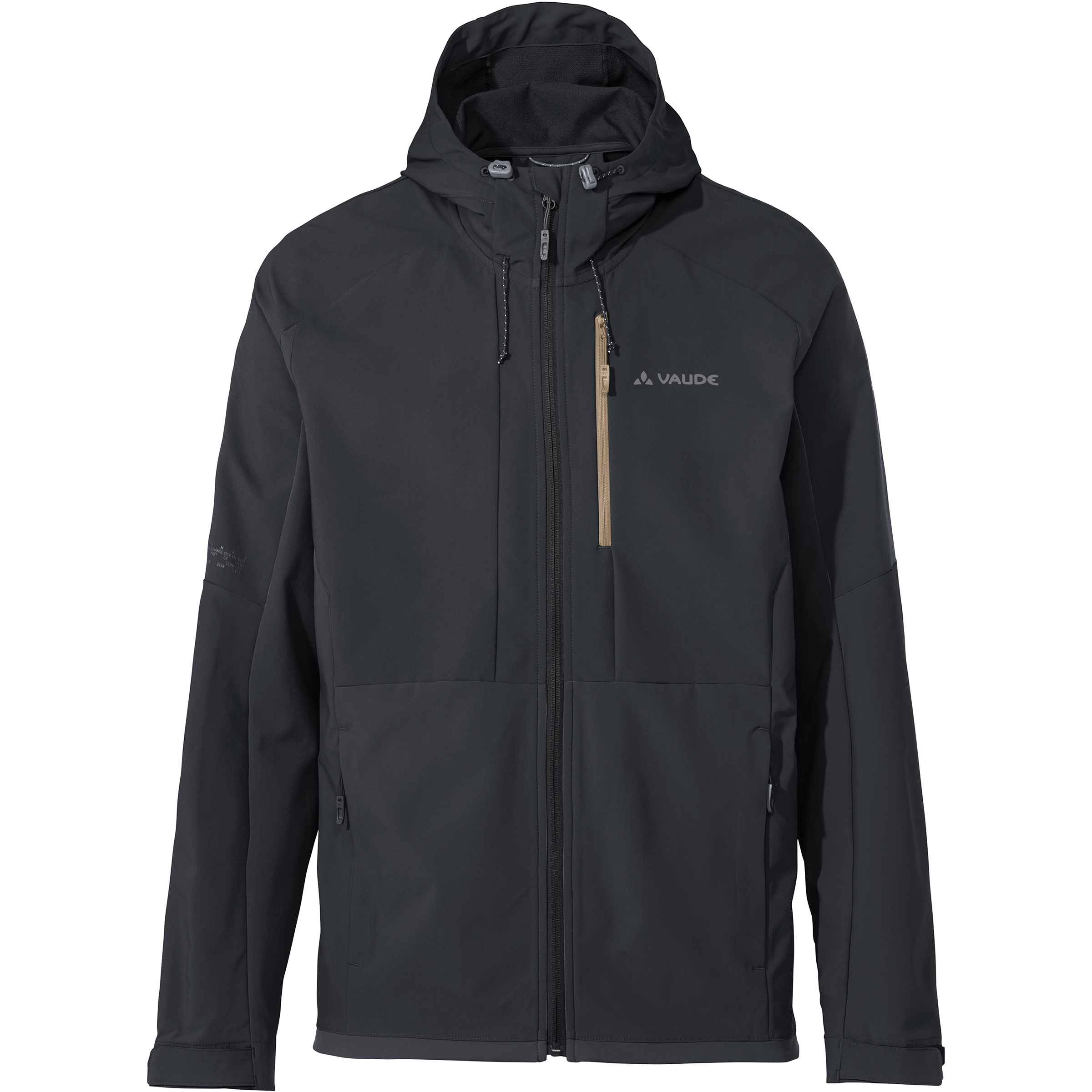 Vaude Elope Storm Herren Softshelljacke schwarz Größe S Trekking Windabweisend Wasserabweisend