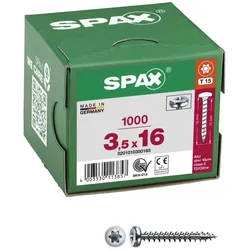SPAX® Universalschrauben T15 3,5x16 1000 St.