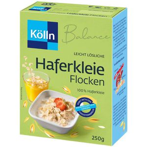 Kölln Haferflocken Balance Haferkleie Flocken, aus dem vollen Haferkorn, 250 g