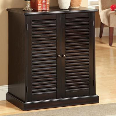 / 30'' Modern Transitional Design 1pc Shoe Cabinet Adjustable Shelves