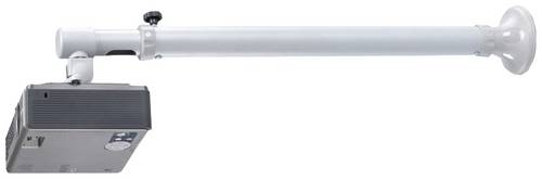 Neomounts BEAMER-W100SILVER Beamer-Wandhalterung Neigbar, Drehbar Wandabstand (max.): 123 cm Silber