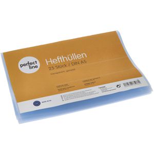perfect-line, Heftumschläge A5, farblos-transparent, 25 Stück