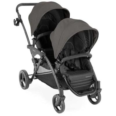 Contours Options V2 Double Stroller - Greige