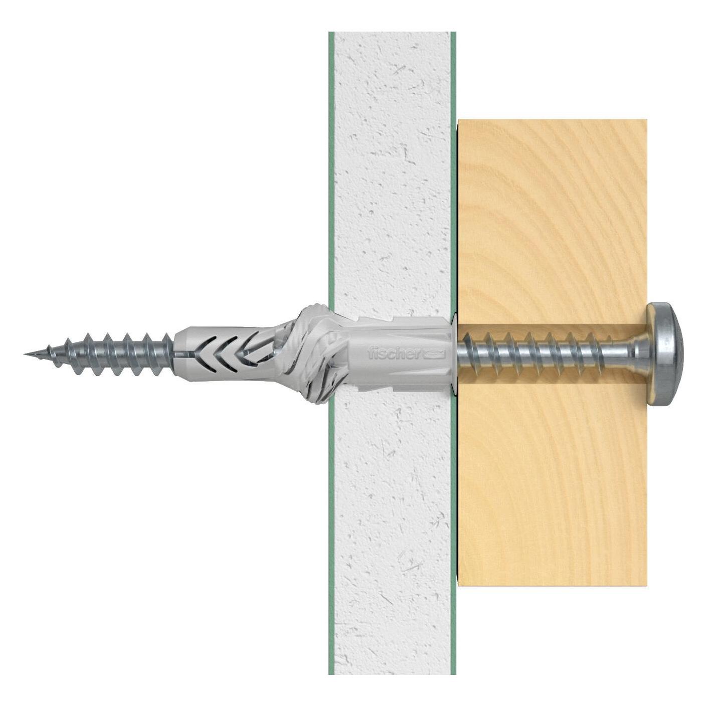 Fischer Universaldübel UX 6x50 R (100 Stk.) (72095)