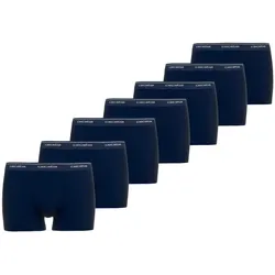 CECEBA Herren Boxershorts, 7er Pack - Monza, Unterwäsche, Logo, einfarbig Dunkelblau / 3XL
