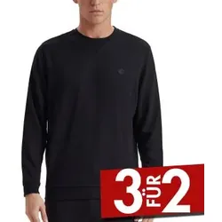 JBS of Denmark Badge Crew Neck Sweatshirt Schwarz Large Herren