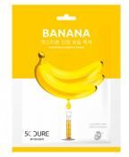 Jkosmec 5C Cure Essence Intensive Masque Tissu à la Banane 25 ml - Sachet 1 masque en tissu