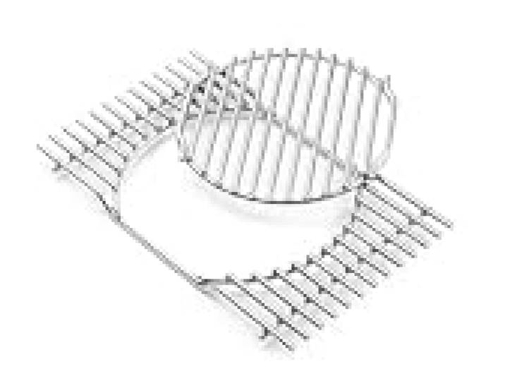 Weber Grilles de Cuisson, Gourmet BBQ System, Acier Inoxydable, compatibles avec Les séries Summit 400 et 600 (7585)