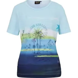CANYON Canyon Damen T-Shirt CYS PALM SPRINGS, Größe 44 in Türkis 2410