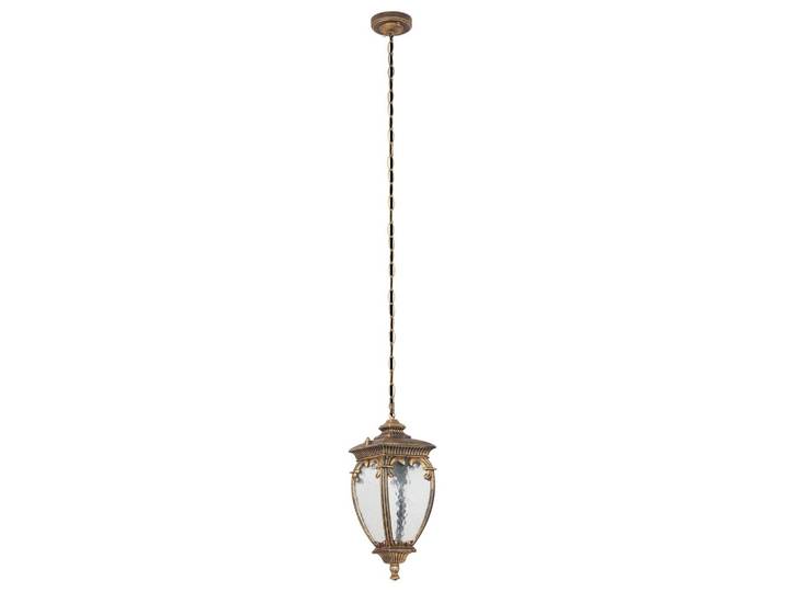 Außenleuchte Fleur Schwarz/Gold max. 60 Watt