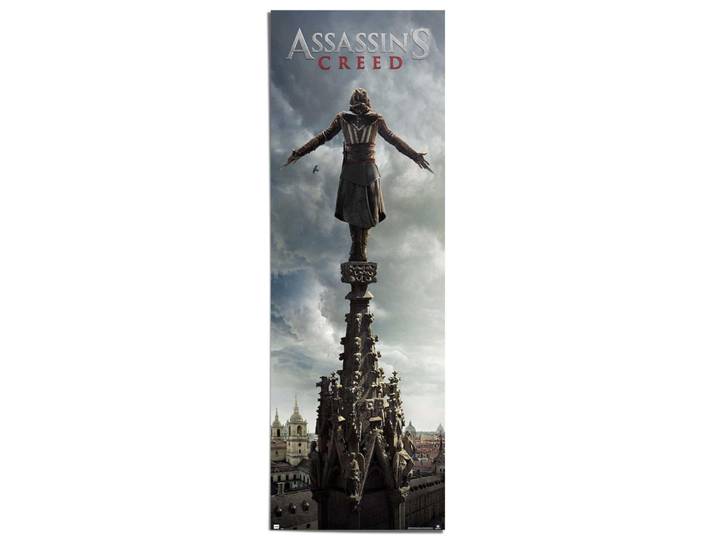 Poster REINDERS Assassins Creed , schwarz (farbe bild(er): schwarz), B:53cm H:158cm T:0,1cm, Papier, Bilder, Poster