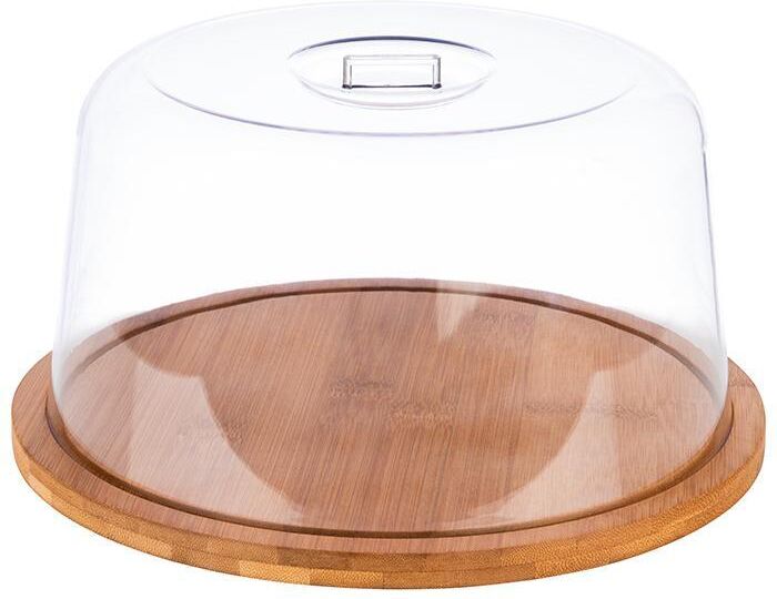 APS Vassoio in legno con cupola 25 cm