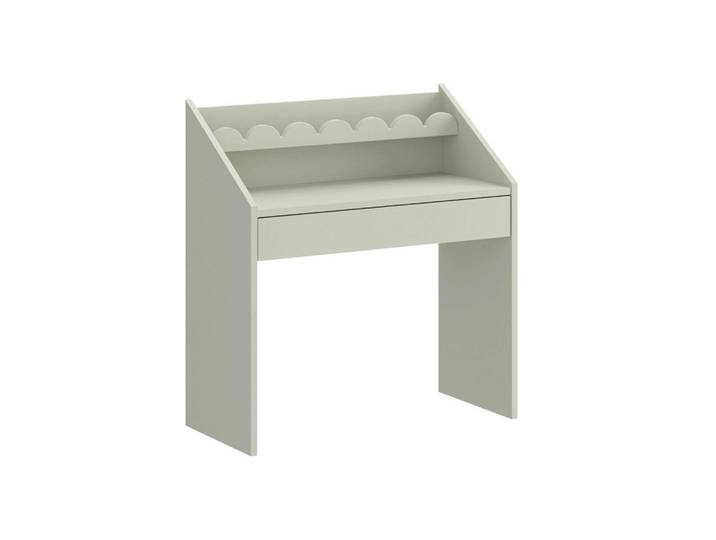 Petits-meubles Kinderschreibtisch Book Nook Salbeigrün, Grün, Holzwerkstoff, 1 Schubladen, 71x76x33 cm, Baby- und Kindermöbel, Kinderzimmer & Jugendzimmer, Jugendschreibtischstuhl & Kinderschreibtischstuhl
