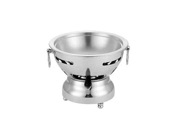 Kleiner Hot Pot, Campingtopf, Einzelperson, klein chafing dish Traditioneller tragbarer Hotpot for die Wanderparty auf der Küchenarbeitsplatte