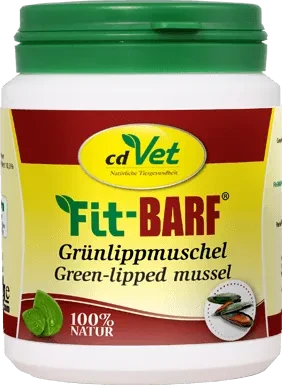Fit-Barf Grünlippmuschel Pulver f.Hunde/Katzen 100 g
