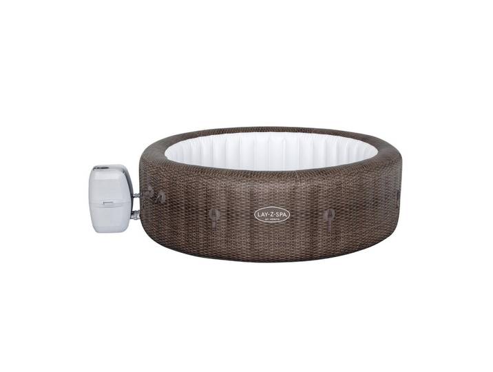 Bestway Whirlpool St. Moritz Airjet 60023, Braun, Weiß, Metall, Kunststoff, 71 cm, Freizeit & Co, Wellness & Gesundheit, Whirlpools