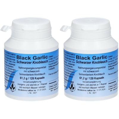 Black Garlic schwarzer Knoblauch Kapseln 2x 2x120 St