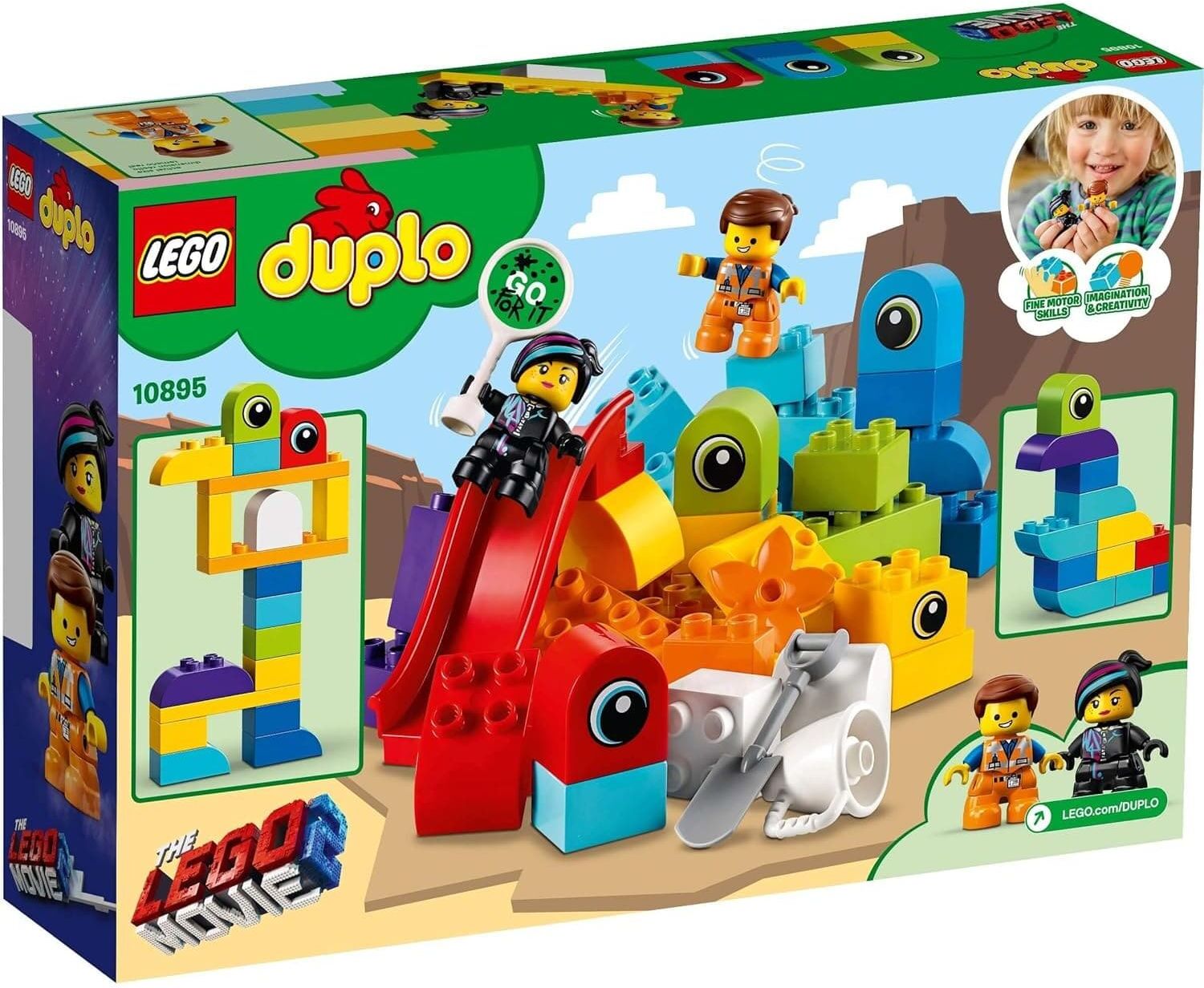 Lego DUPLO 10895 THE MOVIE 2 Emmet and Lucy’s Visitors from the DUPLO Planet, New - ( Box Damaged )